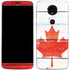 Canada Flag Light Wood Moto E5 Plus Skin